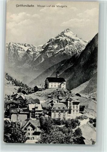 6484 Wassen UR - Kirche Winter