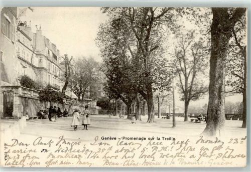 1200 Genève Genf 1902 - Promenade sur la Treille