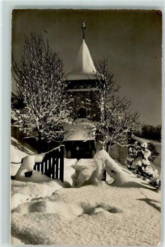 3715 Adelboden BE - Kath. Kirche Winter