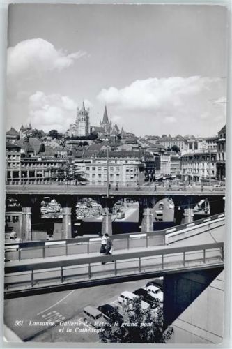 1000 Lausanne Losanna - Brücke Auto AKU2