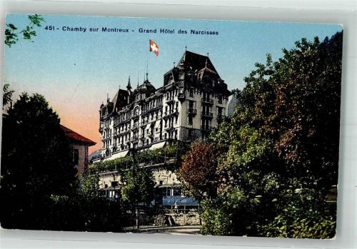 1832 Chamby Foto AK Hotel des Narcisses
