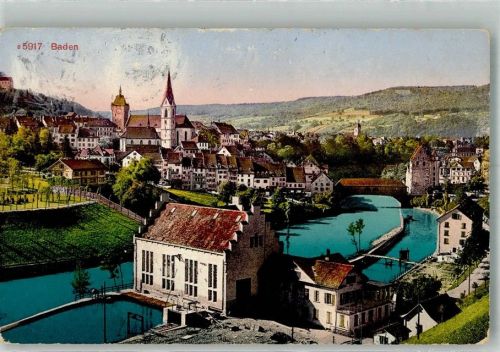 5400 Baden 1918 Foto AK
