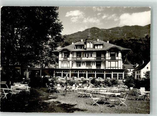 8872 Weesen Foto AK Hotel Cafe Gasthaus Mariasee