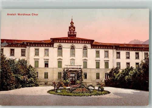 7000 Chur Coire Foto AK Krankenhaus Anstalt Waldhaus