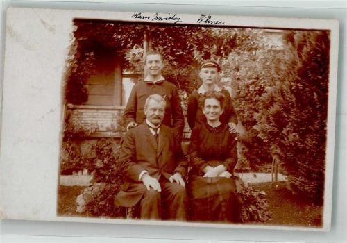 8304 Wallisellen 1915 Privatfoto AK Ort handschriftlich Familienfoto