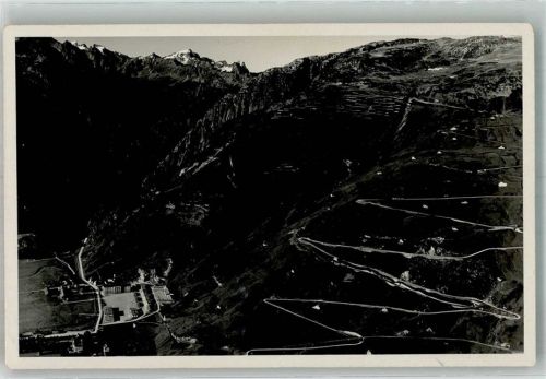 6490 Andermatt 1934 Foto AK Oberalpstrasse