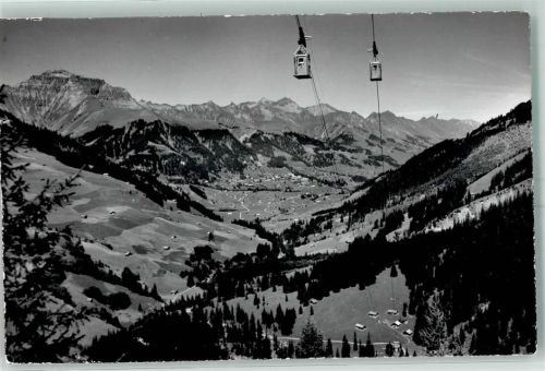 3715 Adelboden BE - Schwebebahn Unterbirg Gsür Niesenkette