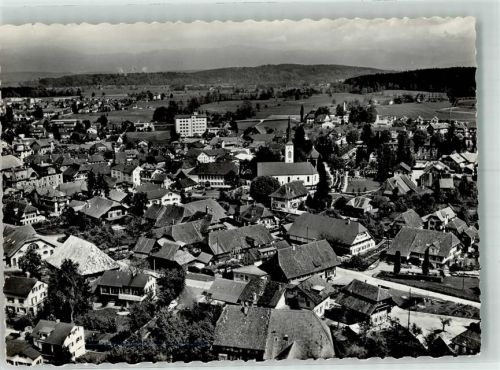 4900 Langenthal Foto AK Fliegeraufnahme