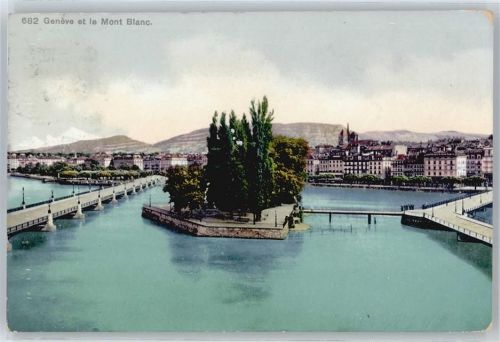 1200 Genève Genf - Brücke, Mont-Blanc AKU2
