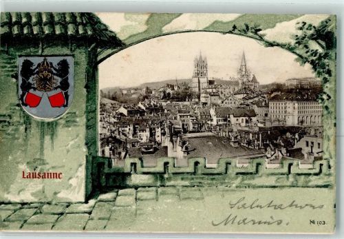 1000 Lausanne Losanna 1901 - Passepartout