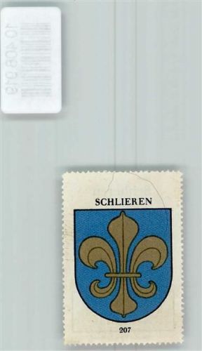 8952 Schlieren - Vignette Wappen Kaffee Hag ca 1920-1940 Lilie