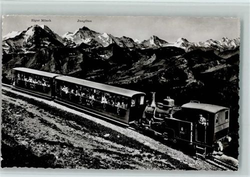 Brienz-Rothornbahn - Brienzer Rothorn Blick auf die Berner Hochalpen