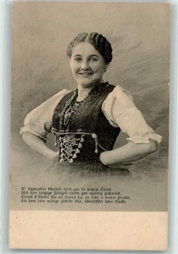 9050 Appenzell - Appenzeller Mädchen