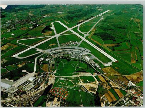 8000 Zürich - Airport Fliegeraufnahme