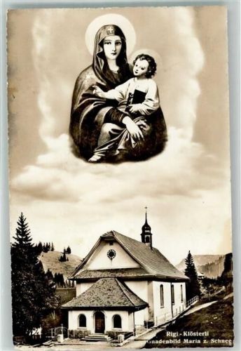 6410 Rigi Klösterli Gebrauchsspuren Gnadenbild Maria z. Schnee
