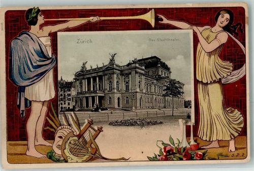 8000 Zürich - Stadttheater Fanfarenbläser