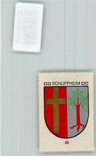6170 Schüpfheim - Vignette Wappen Kaffee Hag ca 1920-1940