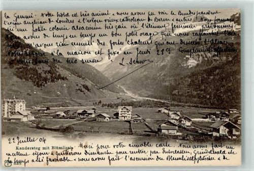 3718 Kandersteg 1904 - Blümlisalp