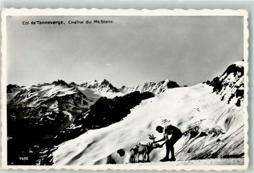 1890 St-Maurice 1961 - Col de Tanneverge Chaine du Mt Blanc