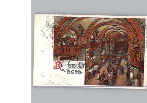 3000 Bern Berne - Gaststätte Konrhauskeller