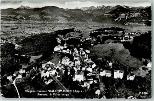 9428 Walzenhausen - Fliegeraufnahme Rheintal & Vorarlberge