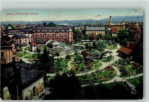 4000 Basel Bâle 1925 - Botanischer Garten AK