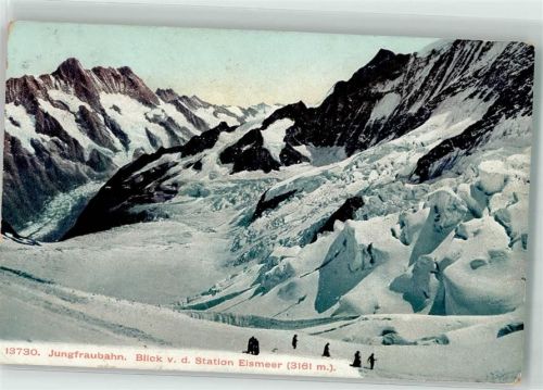 Eismeer Jungfraubahn 1910 - Winter Wehrliverlag