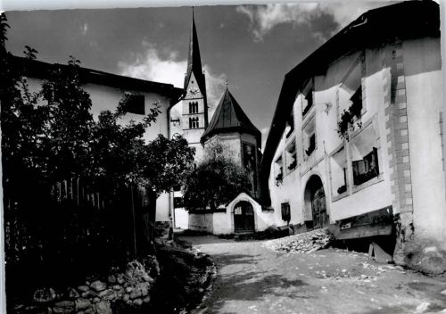 7536 Sta. Maria Val Müstair - Dorfpartie, Kirche
