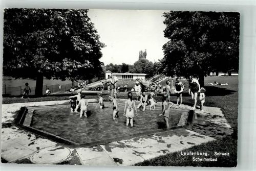 5080 Laufenburg Foto AK Schwimmbad