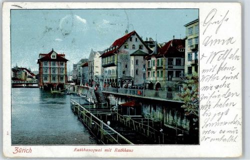 8000 Zürich - Rathausquai, Rathaus