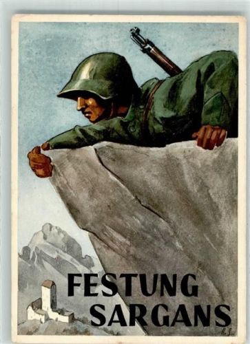 7320 Sargans Foto AK Feldpost Fus.Kp. I/134 Festung Uniform