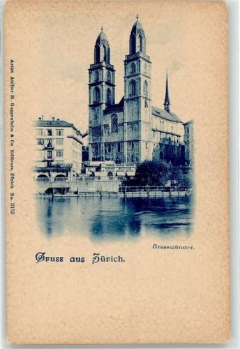 8000 Zürich - Kirche Grossmünster