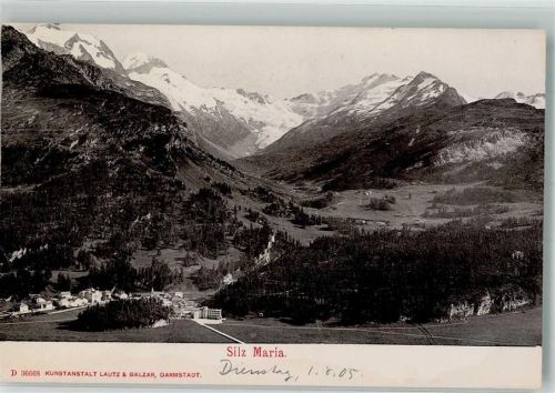 7514 Sils/Segl Maria 1905 Foto AK