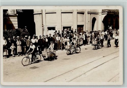 9000 St. Gallen S. Gallo 1929 Foto AK Festumzug , Berufe der Landwirtschaft?