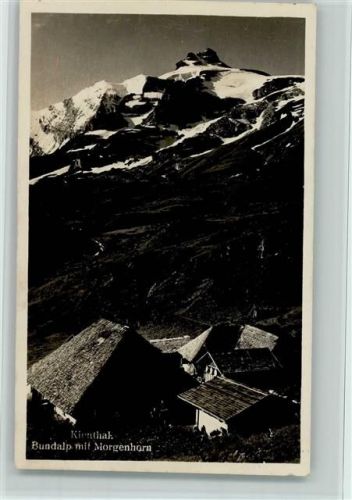 3723 Kiental - Feldpost Bundalp mit Morgenhorn Kiental