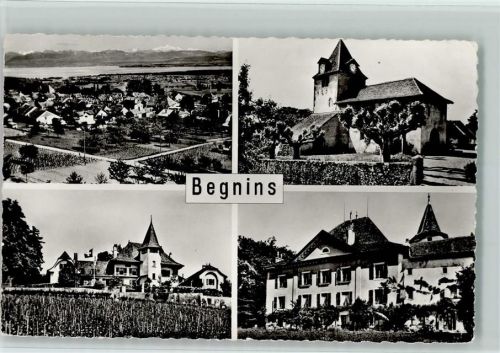 1268 Begnins - 4-Bildkarte