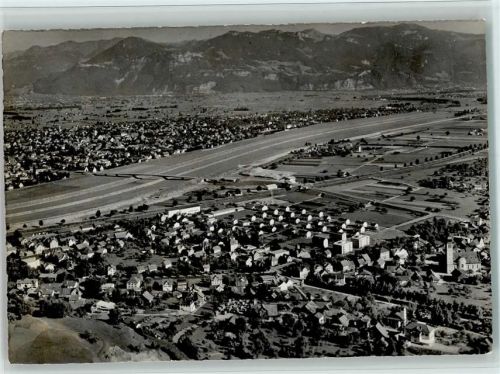9428 Walzenhausen - Restaurant Meldegg Blick auf Au die neue Rheinbrücke Lustenau und Vorarlberge Flugaufnahme