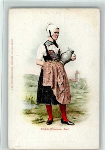 Zürich Konauer Amt - ca 1900 AK Tracht Schweiz