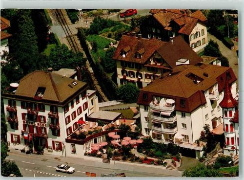 6354 Vitznau 1996 - Hotel Rigi Oldtimer Flugaufnahme