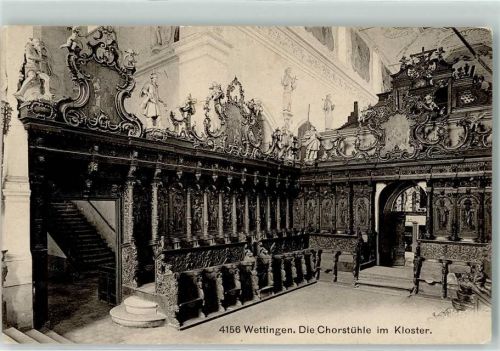 5430 Wettingen - Chorstühle im Kloster