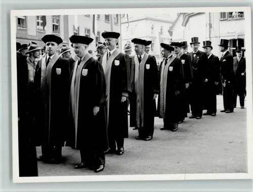 4000 Basel Bâle Privatfoto AK Festlichkeit - Persönlichkeiten