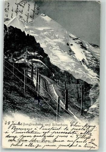 Jungfraubahn 1904 Gebrauchsspuren Silberhorn