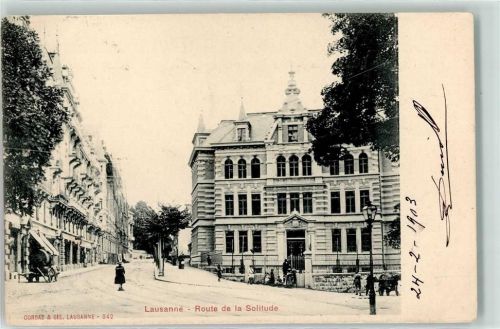 1000 Lausanne Losanna 1903 - Route de la Solitude