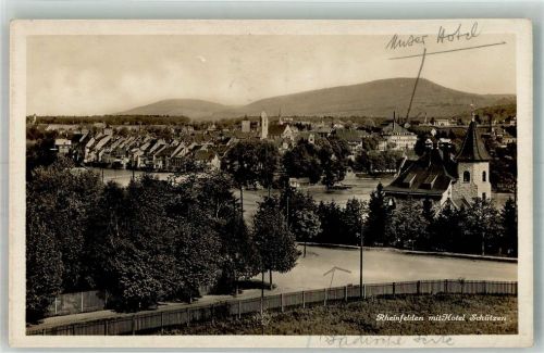 4310 Rheinfelden Foto AK Hotel Schützen