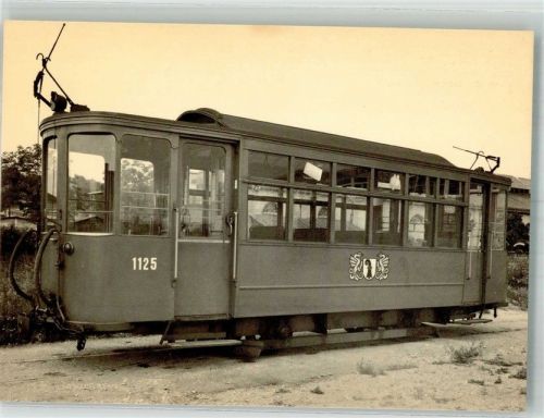4000 Basel Bâle Foto AK Straßenbahn B2 1125
