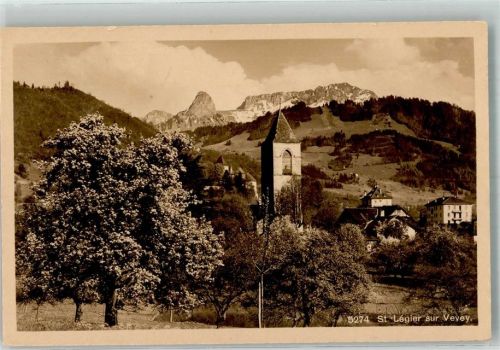 1806 St-Légier-La Chiésaz Foto AK Kirche