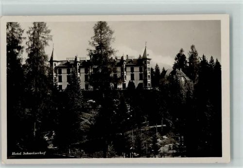 7017 Flims Dorf 1936 - Hotel Schweizerhof