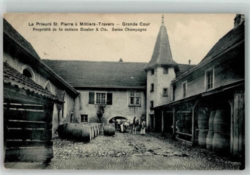 2112 Môtiers NE Foto AK Le Prieuré St. Pierre a Motiers-Tavers