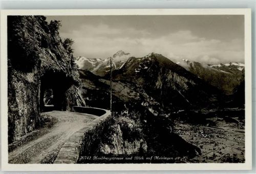 3860 Meiringen - Haslibergstrasse Blick auf Meiringen