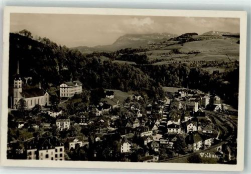 6110 Wolhusen Gebrauchsspuren Foto AK